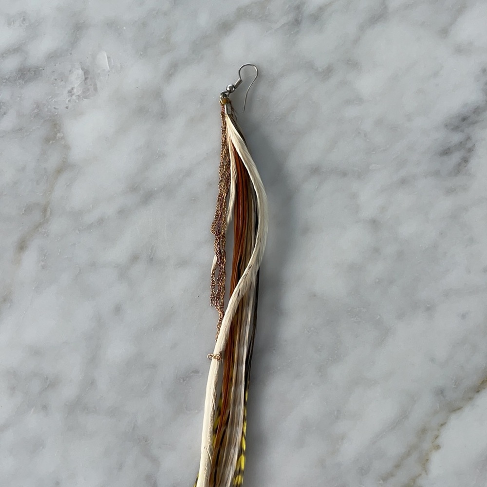 Feather earring - Picture 3 of 3